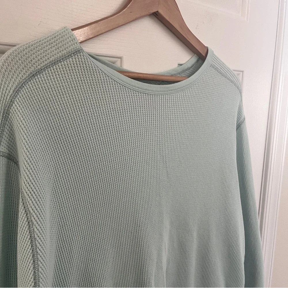 Polo by Ralph Lauren Blue Waffle Shirt. XXL